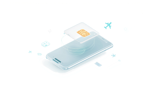 Схема установки eSIM и получения инструкции
